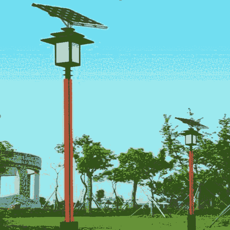 供應河北石家莊太陽能路燈廣場小區庭院公園照明成套批發