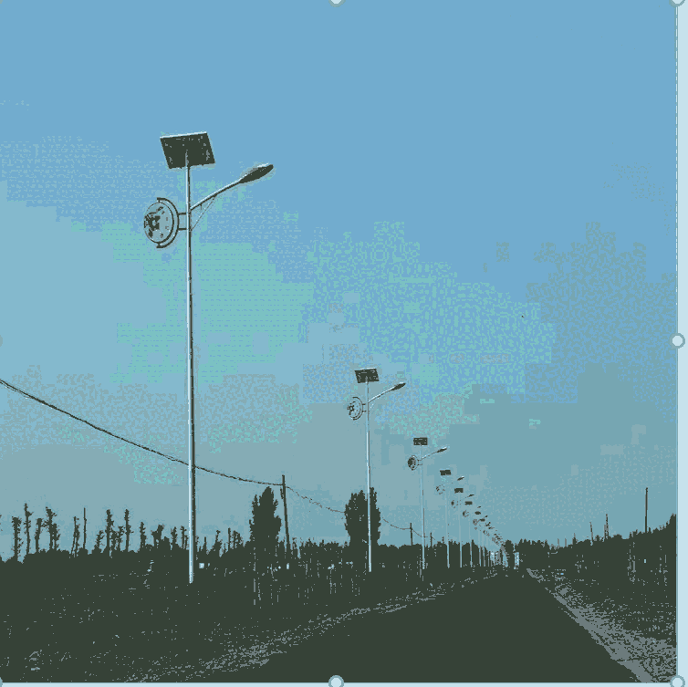 村路太陽能路燈廣場小區庭院公園照明歡迎咨詢