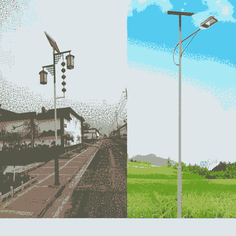 太陽能路燈6米村用路燈款式新穎成套批發