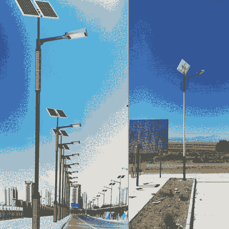 村路太陽能路燈廣場小區庭院公園照明量大從優