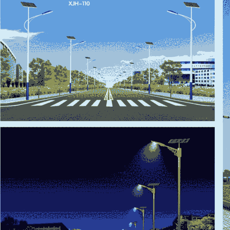 太陽(yáng)能路燈6米村用路燈款式新穎價(jià)格優(yōu)惠