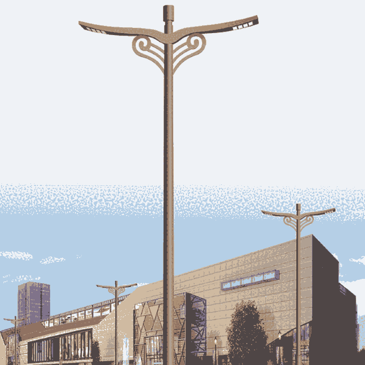 加市電太陽能路燈 太陽能LED燈 景觀燈 高桿燈 價格實惠 支持來圖定制