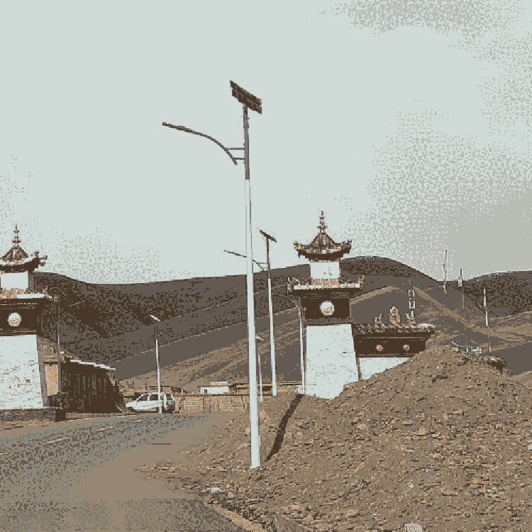 少數民族特色太陽能路燈可定制價格優惠