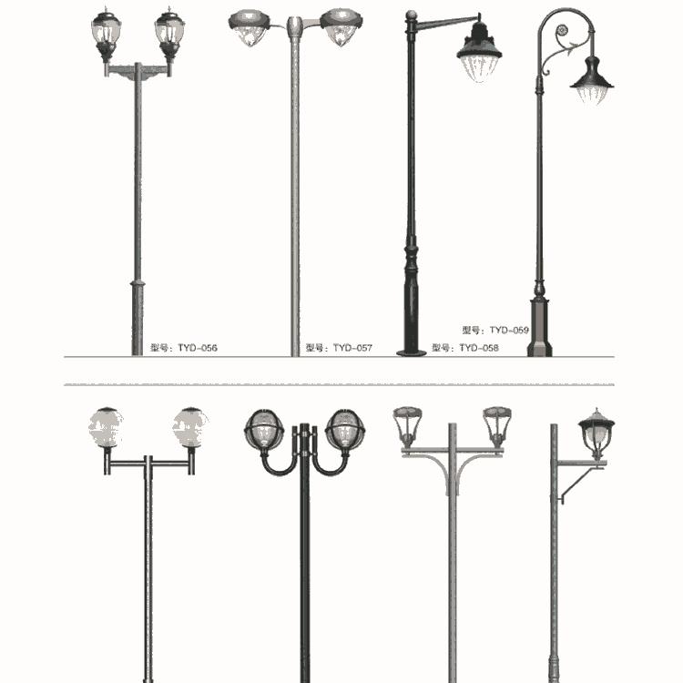 4米鋰電池LED光源太陽能一體燈款式新穎量大從優