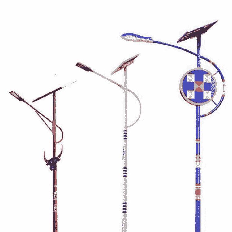 4米鋰電池LED光源太陽能一體燈安裝方便成套批發(fā)