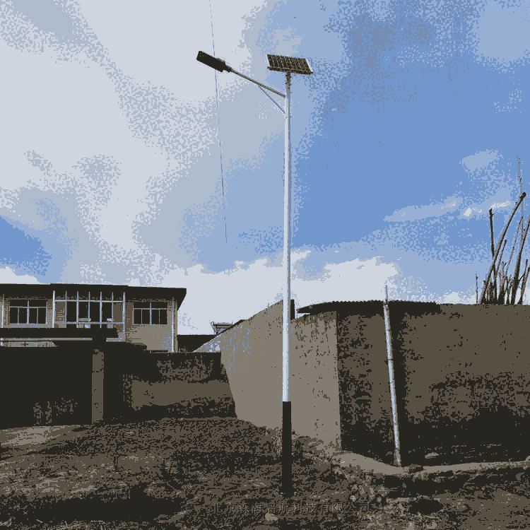 4米鋰電池LED光源太陽能一體燈款式新穎成套批發