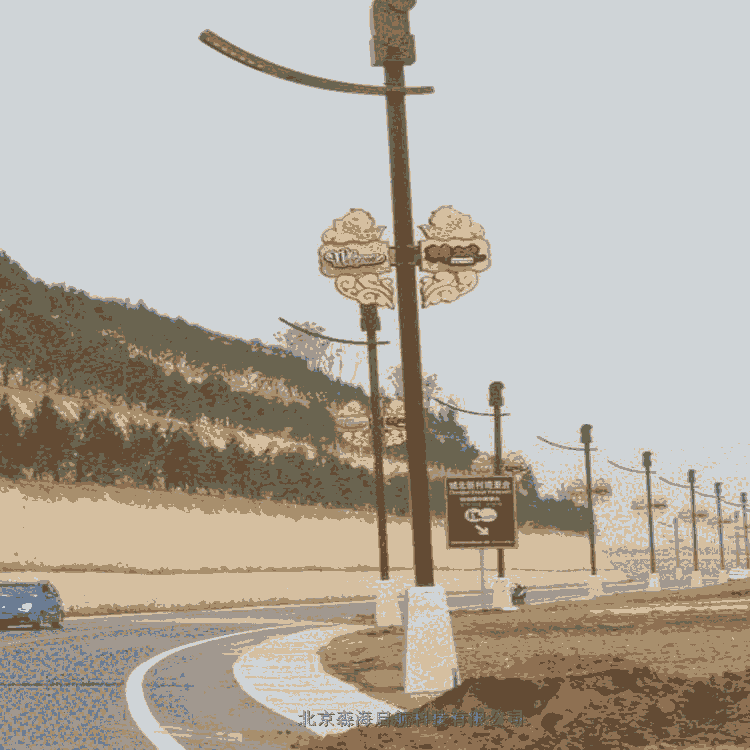 4米庭院用太陽能路燈可定制量大從優