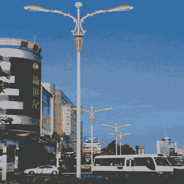 4米鋰電池LED光源太陽能一體燈款式新穎歡迎咨詢