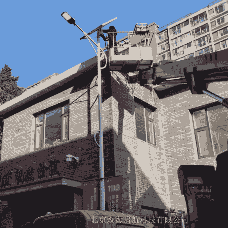 延慶路燈工程 接受來圖加工生產的北京路燈廠